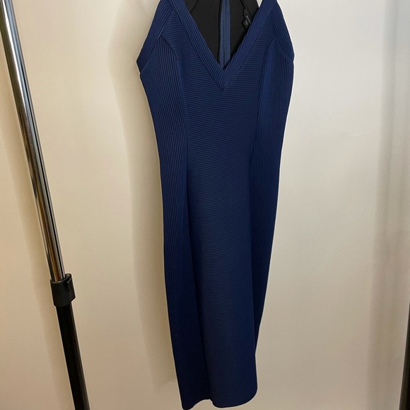 Guess Sexy Blue Bandage Dress - Picture 3 of 5